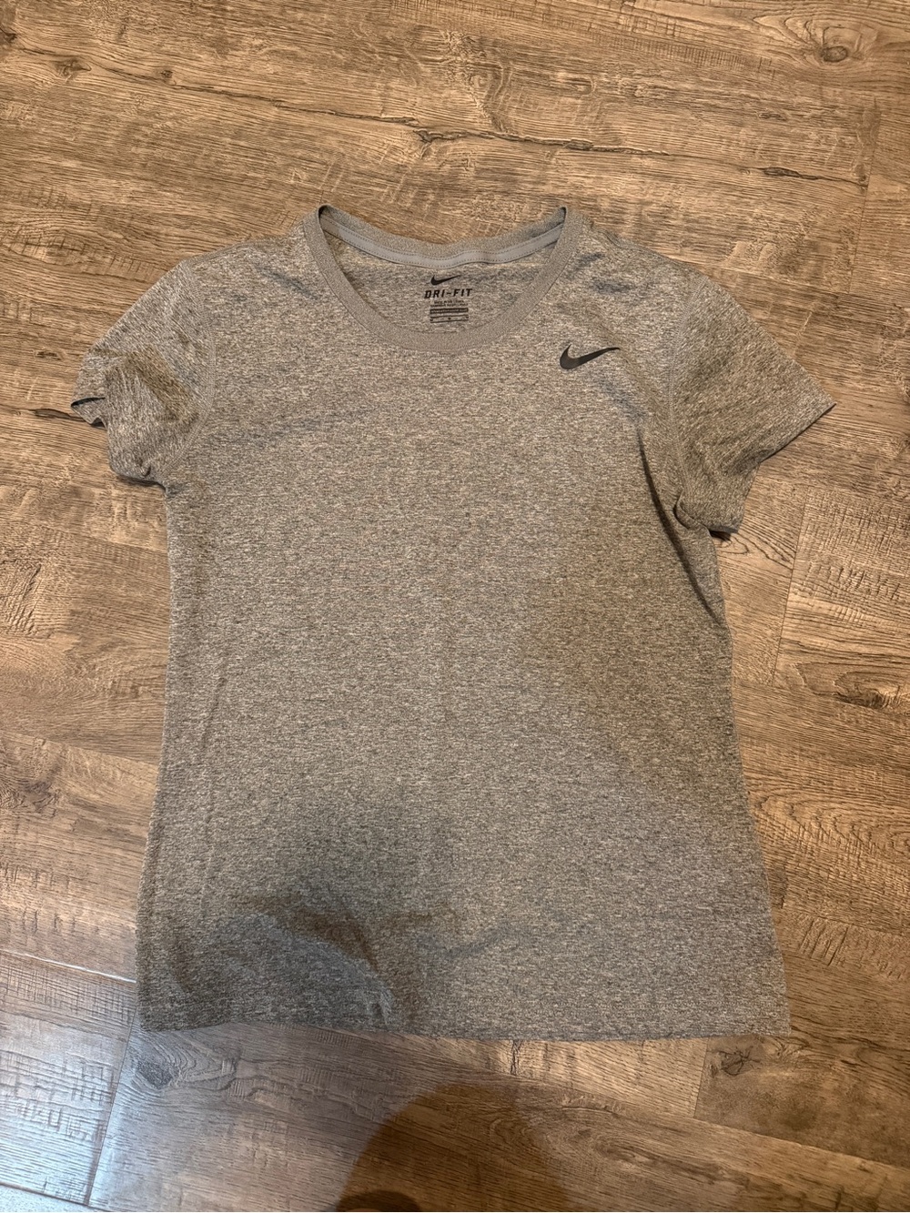 Nike Heather Gray Short Sleeve Dri-FIT Tee